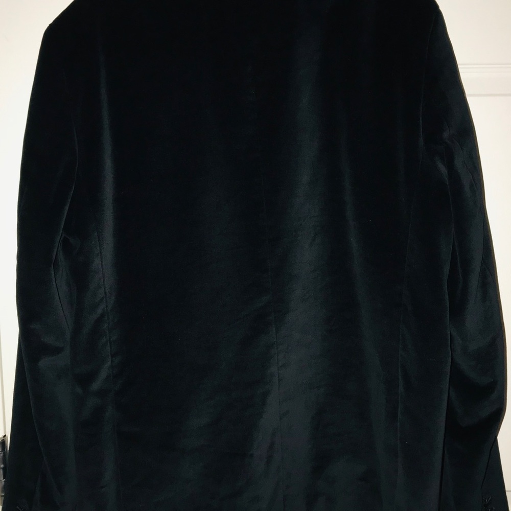 🖤 Structure Men Black Velvet Blazer L, Sold as is - Picture 2 of 7